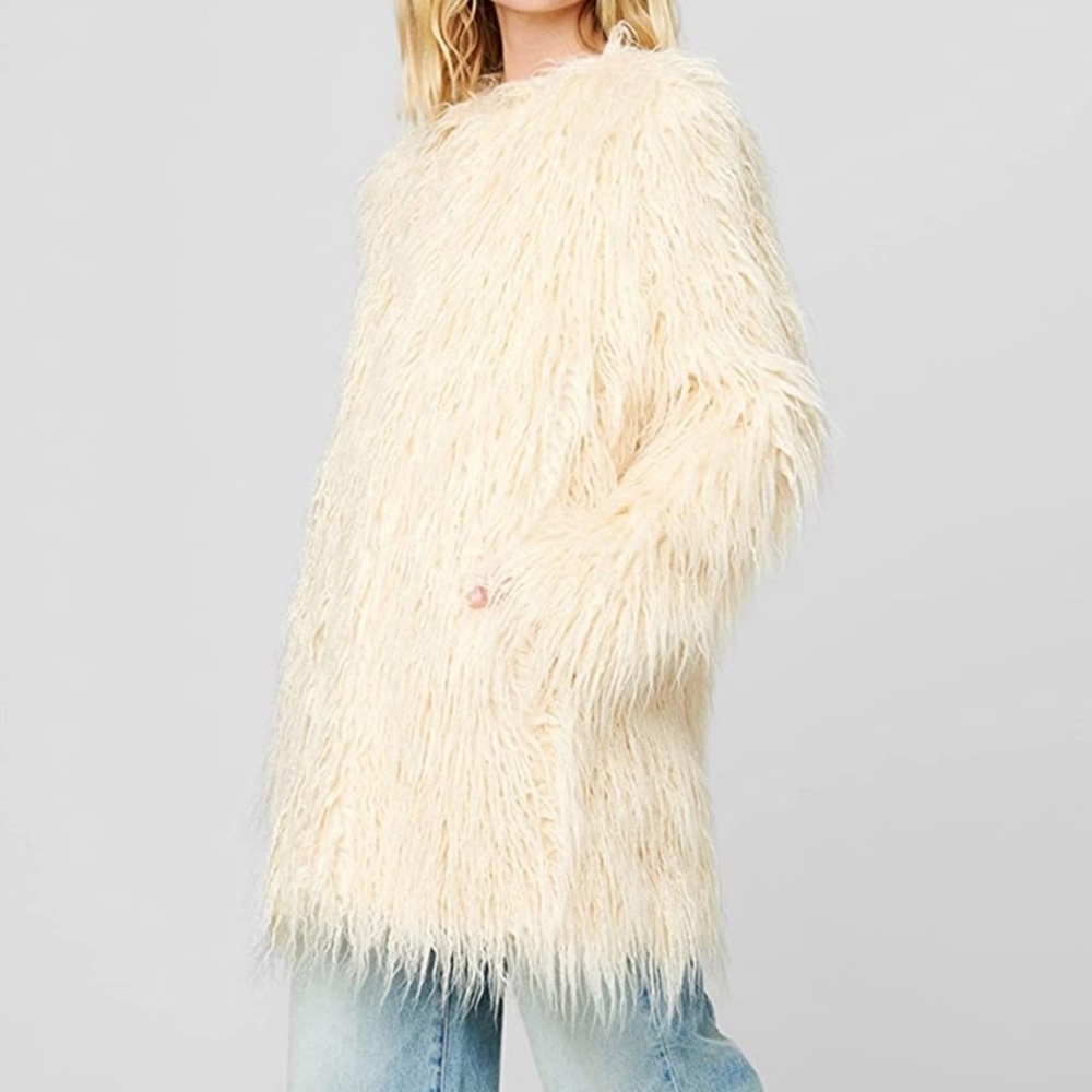 BLANKNYC faux fur coat